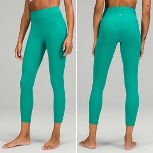 LULULEMON Align High-Rise Pant Legging with Pockets 25" Maldives Green Size 2